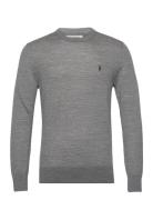 Mode Merino Crew Tops Knitwear Round Necks Grey AllSaints