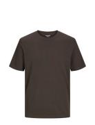 Jjeorganic Basic Tee Ss O-Neck Noos Tops T-shirts Short-sleeved Brown ...