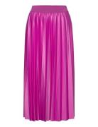 Vinitban Midi Skirt - Noos Polvipituinen Hame Pink Vila