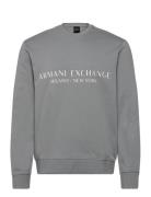 Sweatshirts Tops Sweat-shirts & Hoodies Sweat-shirts Grey Armani Excha...