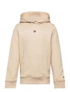 U Essential Hoodie Tops Sweat-shirts & Hoodies Hoodies Cream Tommy Hil...