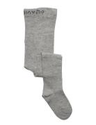 Stocking - Solid Sukkahousut Grey Minymo