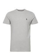 Arjun T-Shirt Tops T-shirts Short-sleeved Grey U.S. Polo Assn.