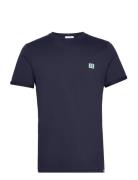 Piece T-Shirt Tops T-shirts Short-sleeved Navy Les Deux