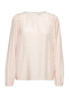 Kacatia Blouse Tops Blouses Long-sleeved Cream Kaffe