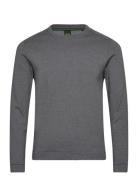 Salbo Curved Sport Sweat-shirts & Hoodies Sweat-shirts Grey BOSS