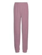Fleece Pants Bottoms Sweatpants Purple CeLaVi