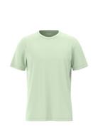 Slhaspen Ss O-Neck Tee W Tops T-shirts Short-sleeved Green Selected Ho...