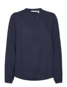 Frhaida Bl 1 Tops Blouses Long-sleeved Navy Fransa