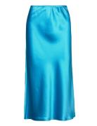 Cc Heart Skyler Sateen Skirt Polvipituinen Hame Blue Coster Copenhagen