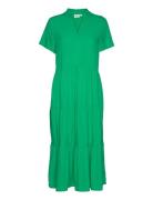 Edasz Ss Maxi Dress Polvipituinen Mekko Green Saint Tropez