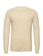 Slhremy Ls Knit All Stu Crew Neck W Camp Tops Knitwear Round Necks Bei...