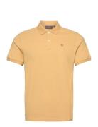 New Piqué Tops Polos Short-sleeved Yellow Morris