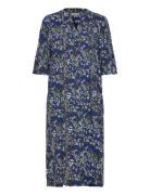 Frflowy Dr 1 Polvipituinen Mekko Blue Fransa