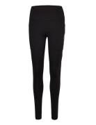 Women’s Side Pocket Tights Sport Running-training Tights Black RS Spor...