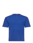 Essential Tee Ss Tops T-shirts Short-sleeved Blue Tommy Hilfiger