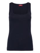 T-Shirts Tops T-shirts & Tops Sleeveless Navy Esprit Casual