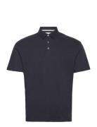 Jprcc Soft Linen Blend Ss Polo Tops Polos Short-sleeved Navy Jack & J ...