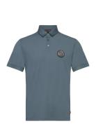 Polo Tops Polos Short-sleeved Navy EA7