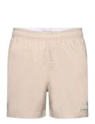 Medium Drawstring Uimashortsit Beige Calvin Klein