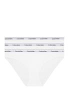 Bikini 3Pk Alushousut Brief Tangat White Calvin Klein