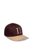 Baseball Cap Contrast Suede Ii Accessories Headwear Caps Burgundy Les ...