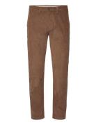 Slh196-Straight Miles Cord Pants W Noos Bottoms Trousers Chinos Brown ...