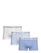 G Pattern Trunk 3-Pack Bokserit Blue GANT