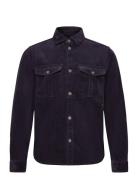 Kody Heavy Corduroy Overshirt Tops Overshirts Navy Les Deux