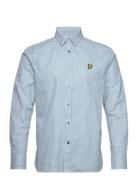 Shepherd Check Shirt Tops Shirts Casual Blue Lyle & Scott