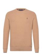 32/2 Cotton-Lsl-Plo Tops Sweat-shirts & Hoodies Sweat-shirts Brown Pol...