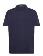 Stretch Mesh-Ssl-Psh Tops Polos Short-sleeved Navy Polo Ralph Lauren