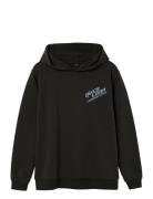 Nlmhoad Ls Sweat W. Hood Tops Sweat-shirts & Hoodies Hoodies Navy LMTD