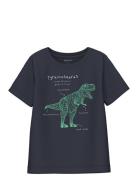 Nmmkarletto Ss Top Pb Tops T-shirts Short-sleeved Navy Name It