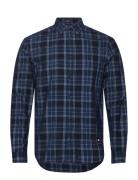 Tjm Reg Check Cord Shirt Tops Shirts Casual Navy Tommy Jeans