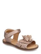 Bisgaard Agnes O Shoes Summer Shoes Sandals Gold Bisgaard