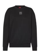 Easy Crew_6 Tops Sweat-shirts & Hoodies Sweat-shirts Black HUGO