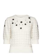 Caponi Tops Knitwear Jumpers White Baum Und Pferdgarten