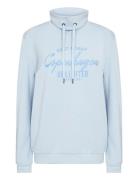 Sc-Banu Tops Sweat-shirts & Hoodies Sweat-shirts Blue Soyaconcept