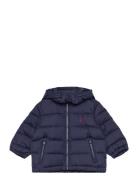 Ripstop Hooded Down Jacket Toppatakki Navy Ralph Lauren Baby