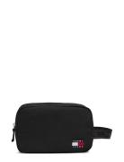 Tjm Essential Daily Washbag Toilettilaukut Black Tommy Hilfiger