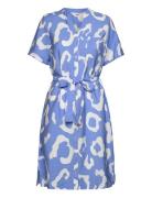 Objjacira S/S Shirt Dress Noos Lyhyt Mekko Blue Object