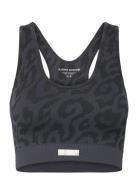 Borg Low Seamless Bra Sport Bras & Tops Sports Bras - All Black Björn ...