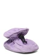 Corduroy Slippers Aamutossut Sisäkengät Purple Melton