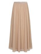 Nuea Maxi Skirt Pitkä Hame Beige Nümph