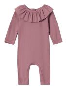 Nbffarlo Ls Uv Long Swimsuit Lil Uimapuku Uima-asut Pink Lil'Atelier