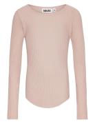 Rochelle Tops T-shirts Long-sleeved T-shirts Pink Molo