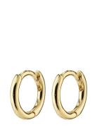 Eanna Huggie Hoops Accessories Jewellery Earrings Hoops Gold Pilgrim