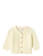 Nbfkaja Ls Knit Card Lil Tops Knitwear Cardigans Yellow Lil'Atelier