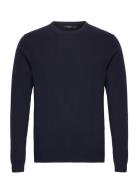 Mamordy Tops Knitwear Round Necks Navy Matinique